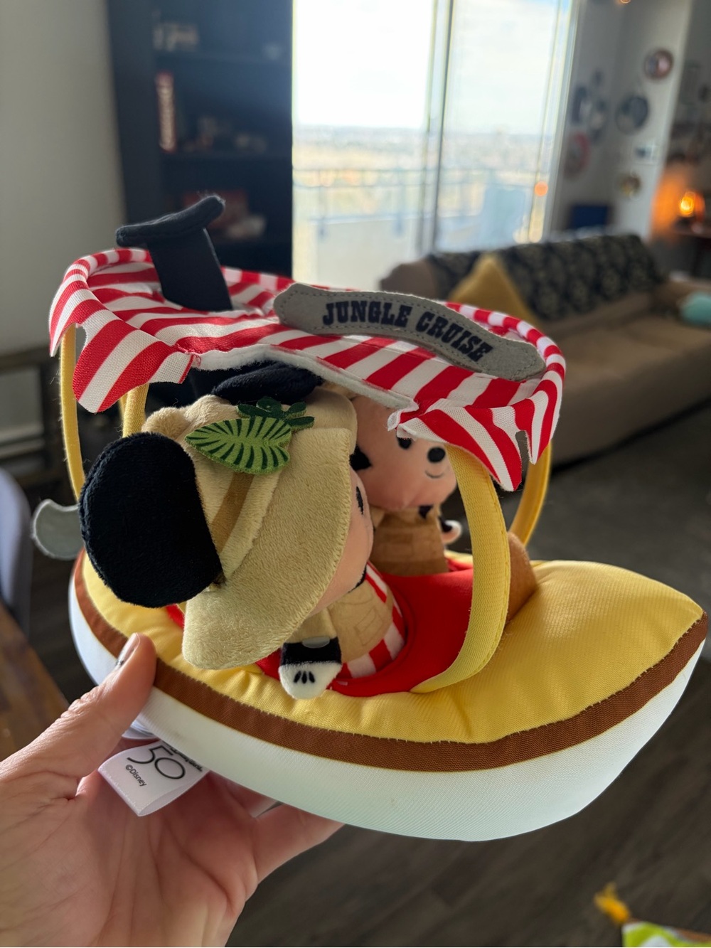 Hallmark Jungle Cruise Plush Boat - Yellow, Red, White
